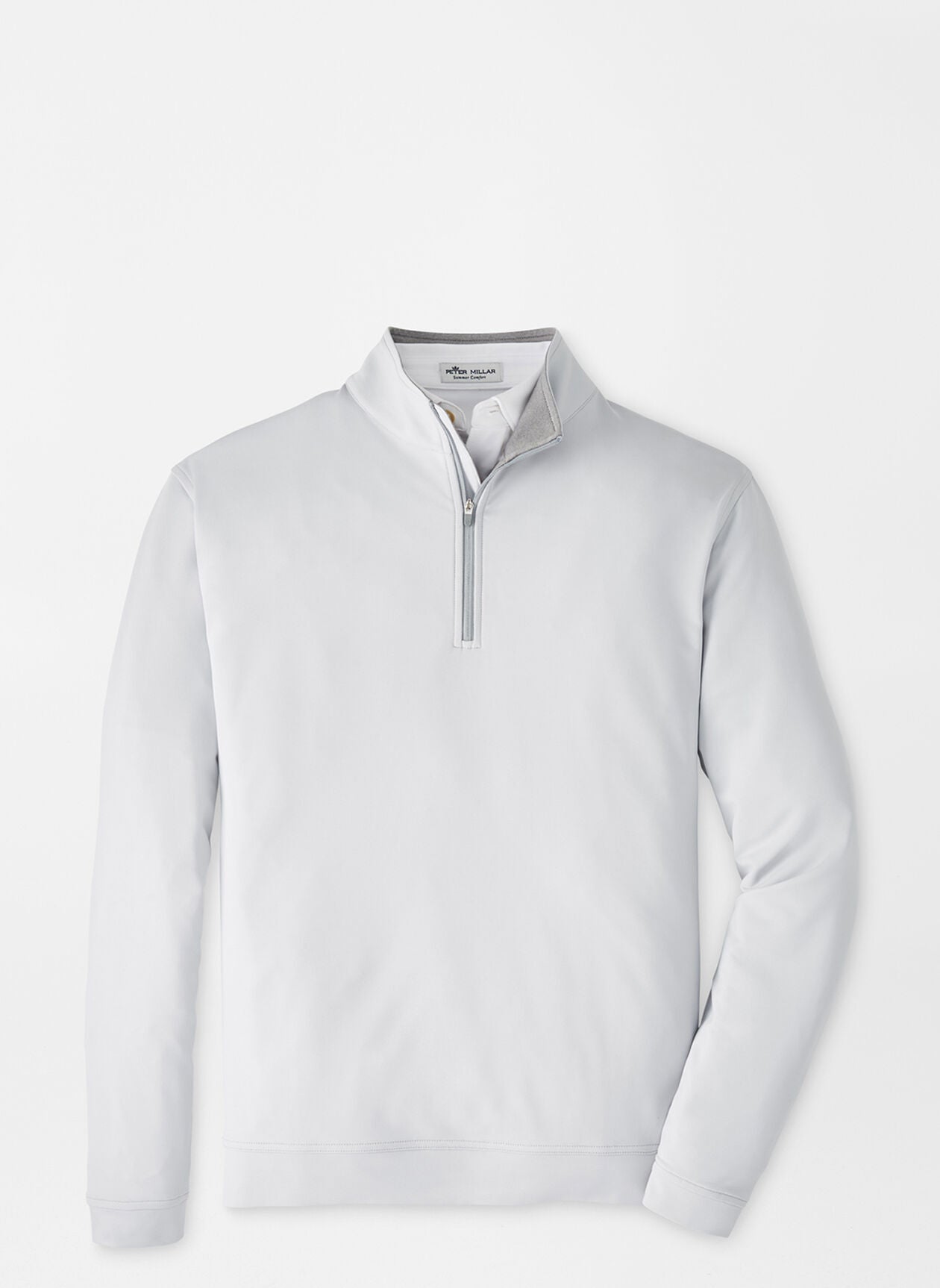 PERTH PERFORMANCE QUARTER-ZIP BRITISH GREY – The Nichols Group